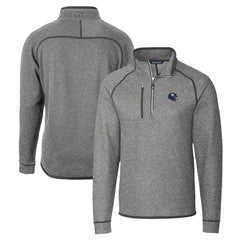 New York Giants  Cutter & Buck Helmet Mainsail Sweater-Knit Half-Zip Pullover Jacket