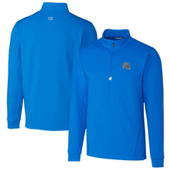 Detroit Lions  Cutter & Buck Helmet Traverse Stretch Quarter-Zip Pullover Top