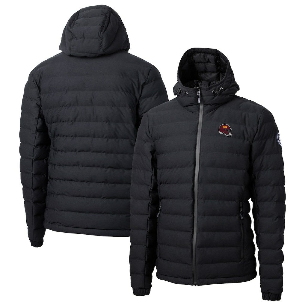 Washington Commanders  Cutter & Buck Helmet Mission Ridge Repreve Eco Insulated Puffer Full-Zip Jacket