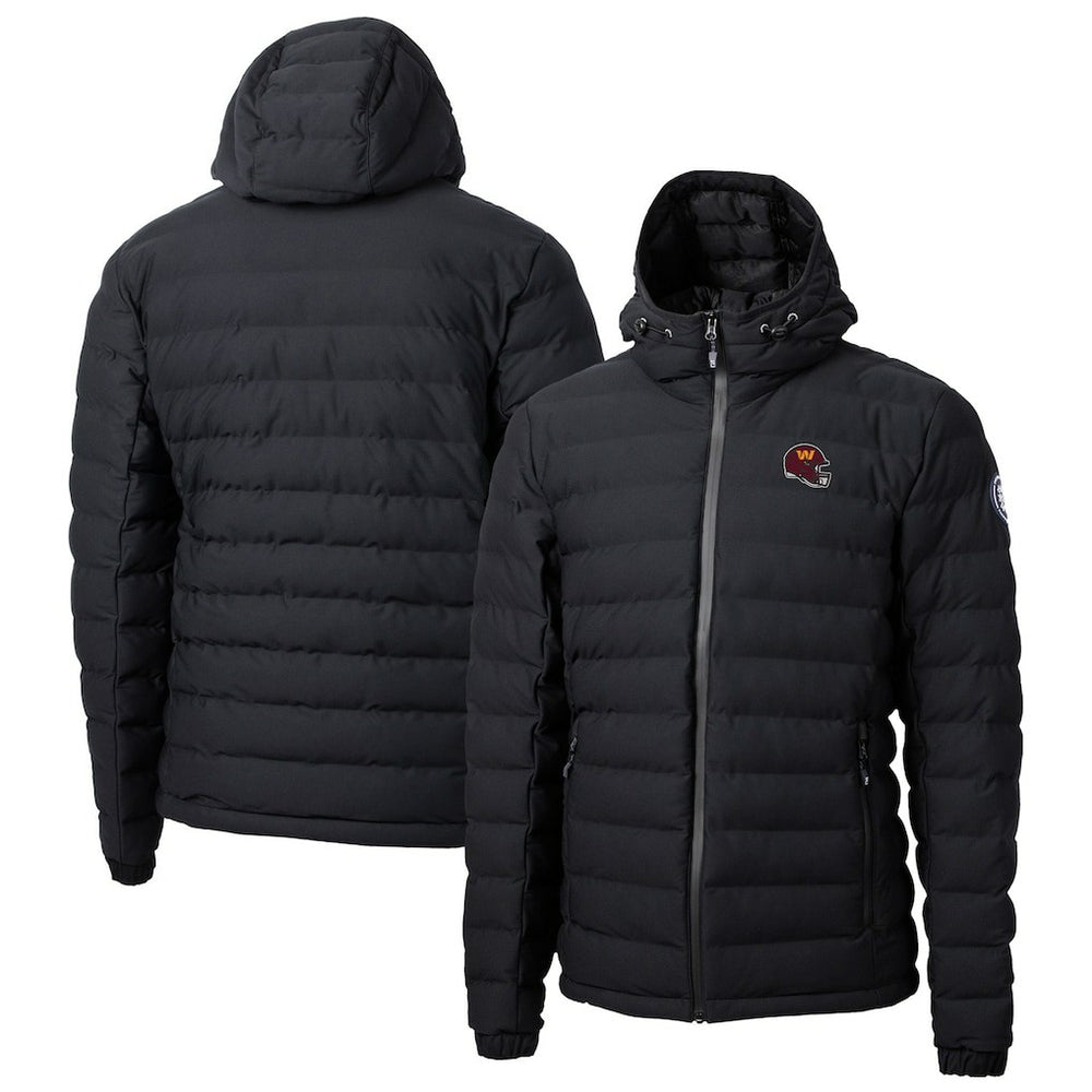 Washington Commanders  Cutter & Buck Helmet Mission Ridge Repreve Eco Insulated Puffer Full-Zip Jacket