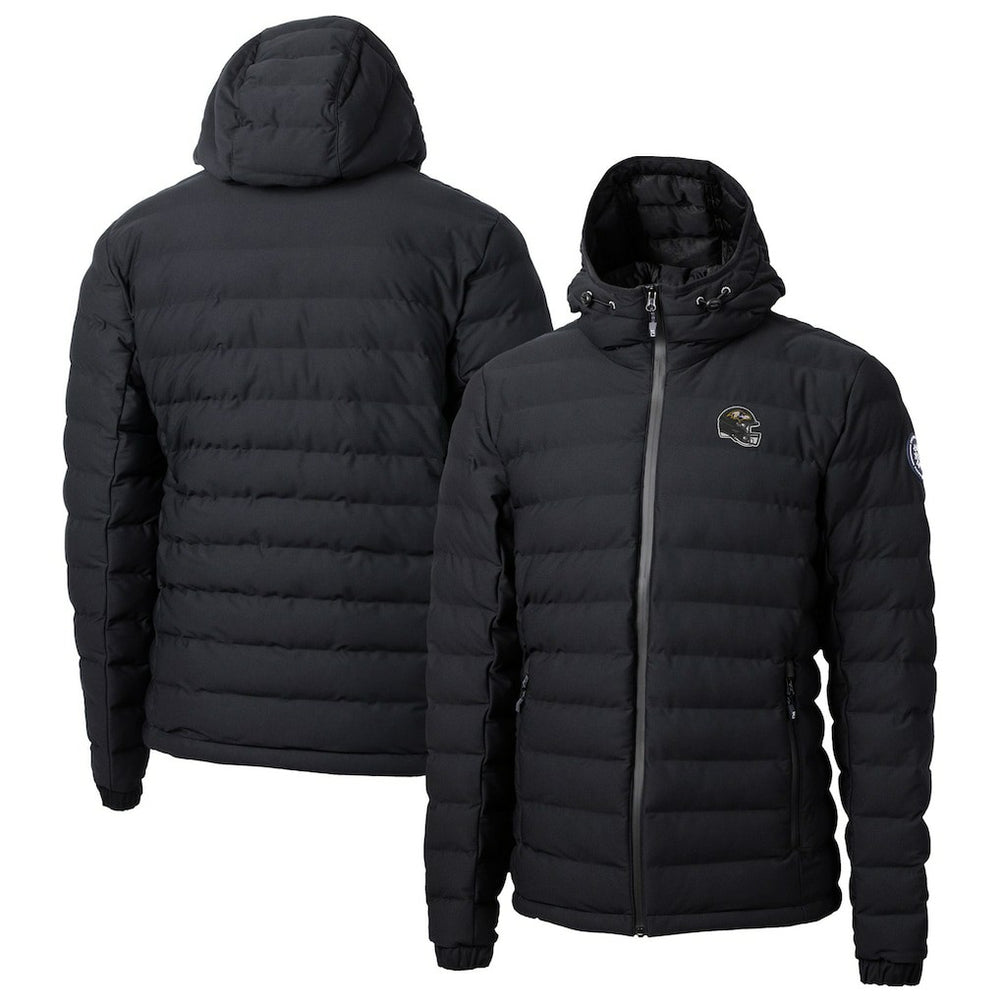 Baltimore Ravens  Cutter & Buck Helmet Mission Ridge Repreve Eco Insulated Puffer Full-Zip Jacket