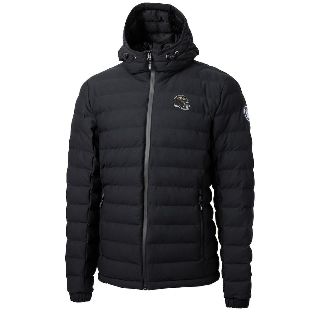 Baltimore Ravens  Cutter & Buck Helmet Mission Ridge Repreve Eco Insulated Puffer Full-Zip Jacket