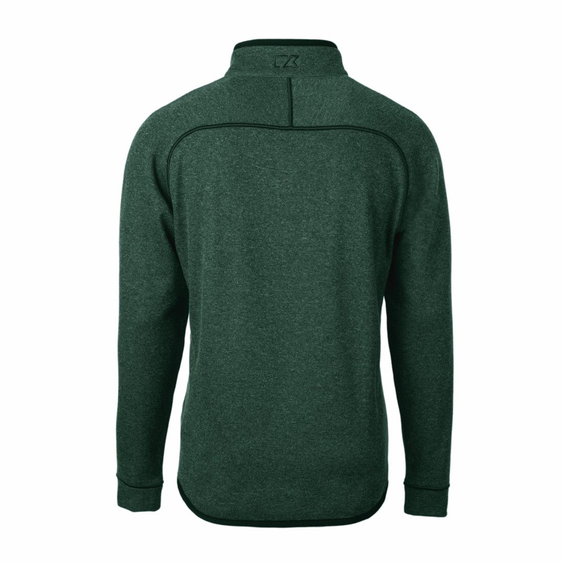Green Bay Packers  Cutter & Buck Helmet Mainsail Sweater-Knit Half-Zip Pullover Jacket