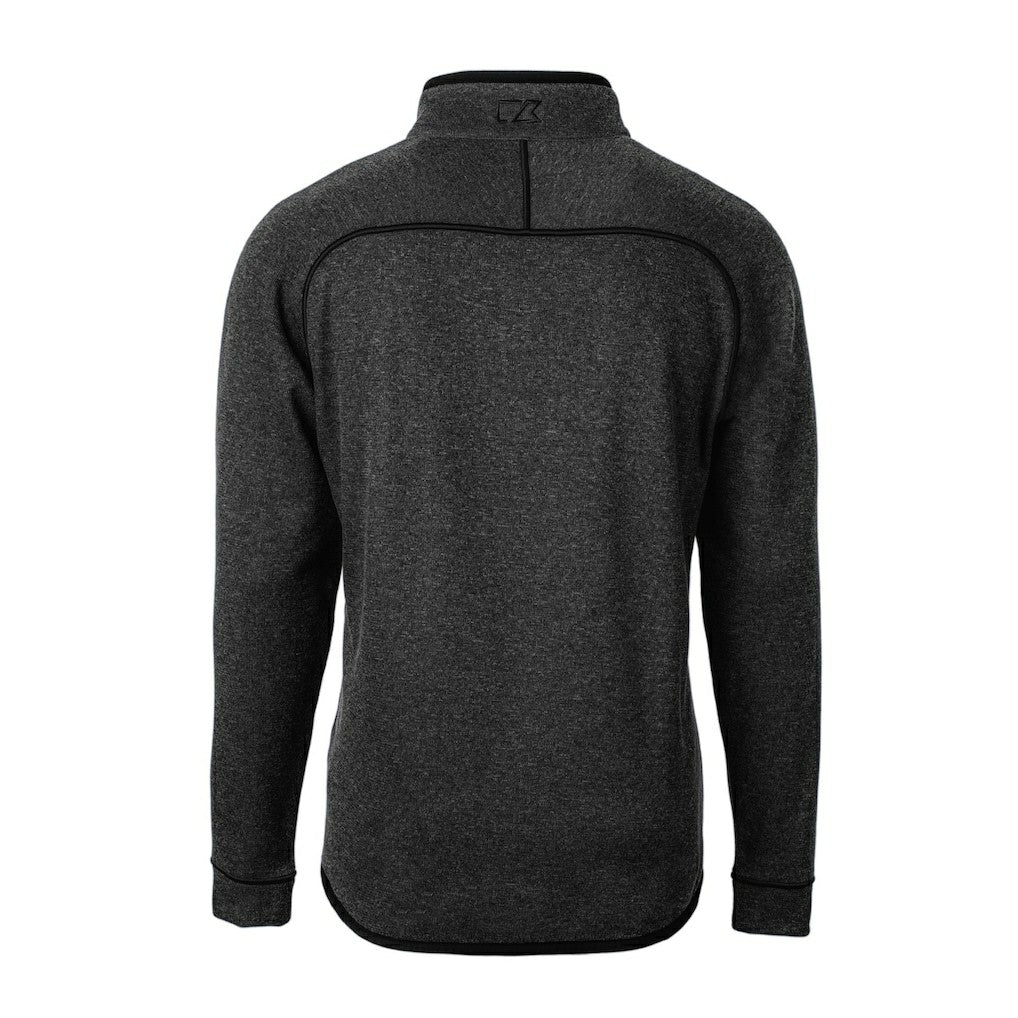 Washington Commanders  Cutter & Buck Helmet Mainsail Sweater-Knit Half-Zip Pullover Jacket