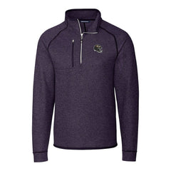 Baltimore Ravens  Cutter & Buck Helmet Mainsail Sweater-Knit Half-Zip Pullover Jacket