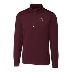 Washington Commanders  Cutter & Buck Helmet Traverse Stretch Quarter-Zip Pullover Top