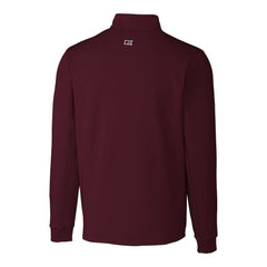 Washington Commanders  Cutter & Buck Helmet Traverse Stretch Quarter-Zip Pullover Top