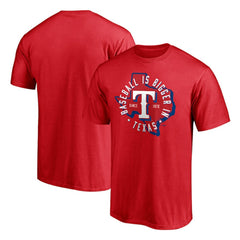 Texas Rangers Hometown Collection Baseball Is Bigger In Texas T-Shirt | MLB Discount