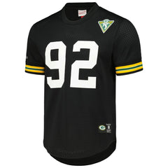 Green Bay Packers Mitchell & Ness Reggie White  Retired Player Name and Number Mesh Top