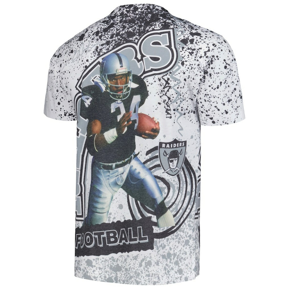 Las Vegas Raiders Mitchell & Ness Bo Jackson  Retired Player Name & Number Burst T-Shirt