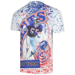 New York Giants Mitchell & Ness Retired Player Name & Number Burst T-Shirt