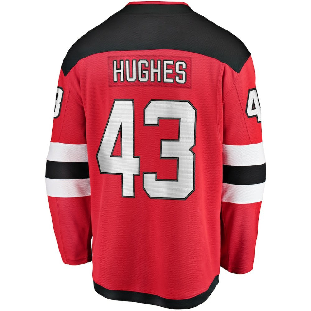 Luke Hughes New Jersey Devils Fanatics Home Breakaway Player Jersey Sale