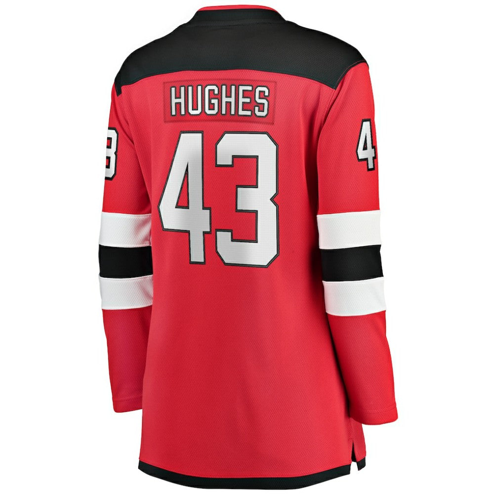 Luke Hughes New Jersey Devils Fanatics Women's Home Breakaway Player Jersey Sale