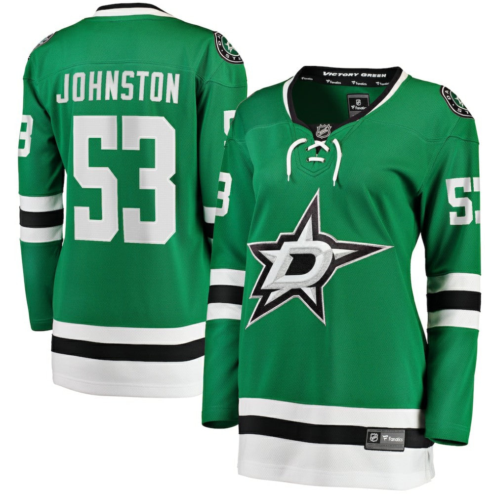 Wyatt Johnston Dallas Stars Fanatics Women's Home Breakaway Player Jersey On Sale