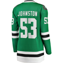 Wyatt Johnston Dallas Stars Fanatics Women's Home Breakaway Player Jersey On Sale