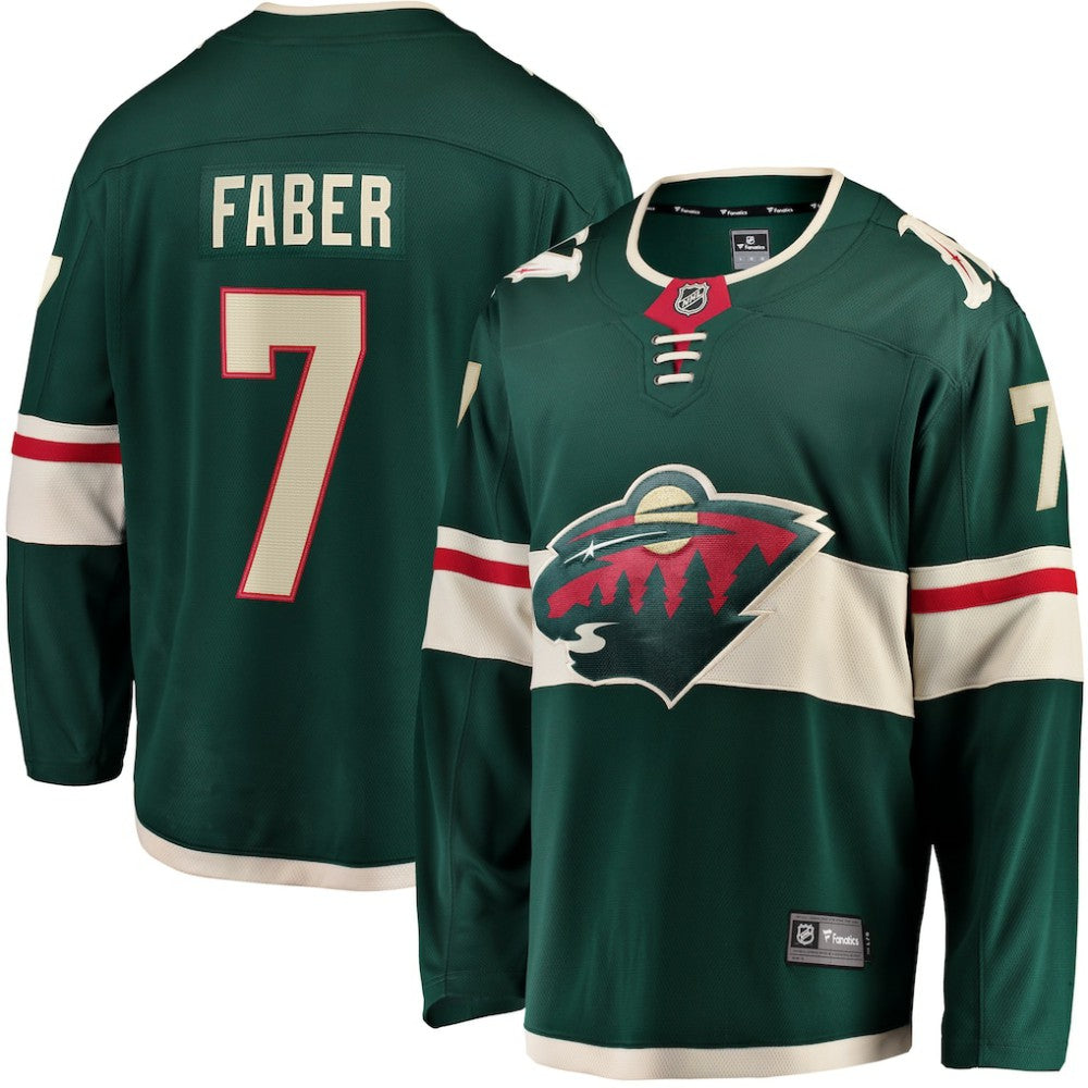 Brock Faber Minnesota Wild Fanatics Home Breakaway Player Jersey Discount