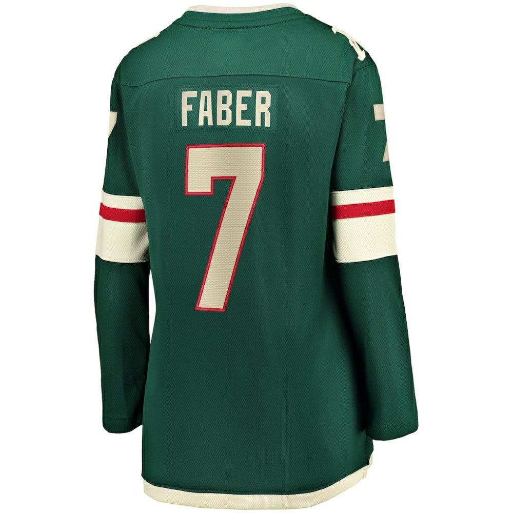 Brock Faber Minnesota Wild Fanatics Women's Home Breakaway Player Jersey Discount