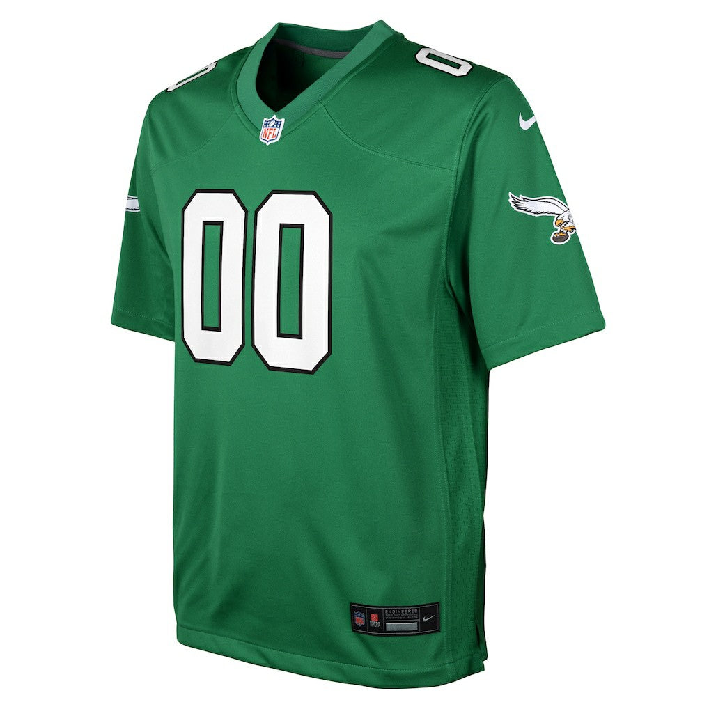 Philadelphia Eagles Nike Youth Alternate Custom Game Jersey