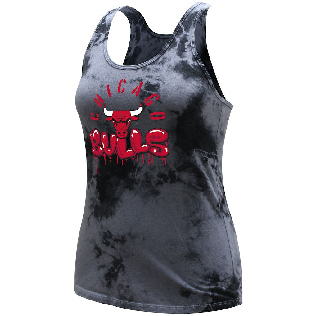 Chicago Bulls Stadium Essentials Women's Street Art Dark Crystal Washed Tank Top sale Discount