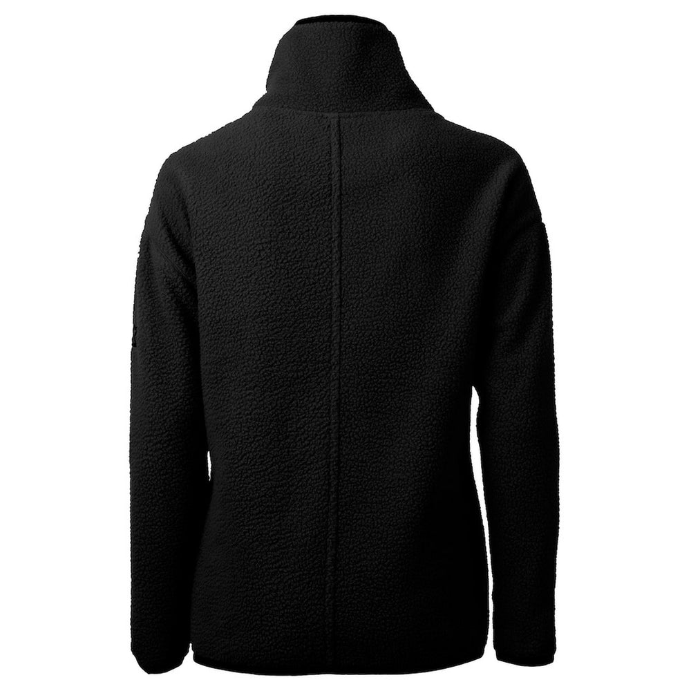 Carolina Panthers  Cutter & Buck Women's Helmet Logo Cascade Eco Sherpa Fleece Half-Zip Pullover Jacket