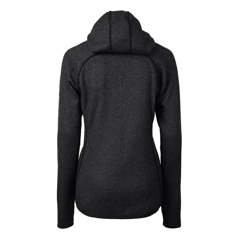 New Orleans Saints  Cutter & Buck Women's Helmet Logo Mainsail Sweater-Knit Full-Zip Hoodie