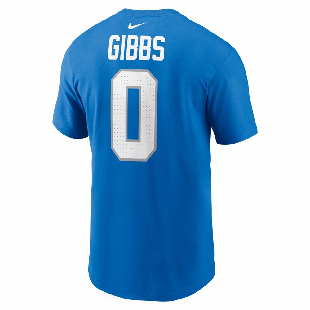Detroit Lions Nike Jahmyr Gibbs  Name & Number T-Shirt
