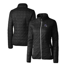 Minnesota Vikings  Cutter & Buck Women's Helmet Logo Rainier PrimaLoft Eco Insulated Full-Zip Puffer Jacket