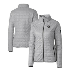 Pittsburgh Steelers  Cutter & Buck Women's Helmet Logo Rainier PrimaLoft Eco Insulated Full-Zip Puffer Jacket