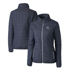 New England Patriots  Cutter & Buck Women's Helmet Logo Rainier PrimaLoft Eco Insulated Full-Zip Puffer Jacket