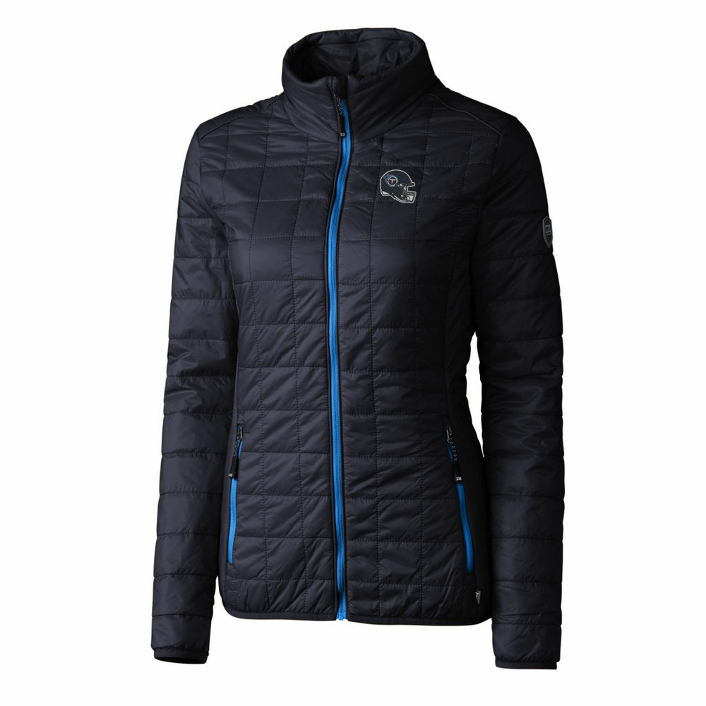 Tennessee Titans  Cutter & Buck Women's Helmet Logo Rainier PrimaLoft Eco Insulated Full-Zip Puffer Jacket