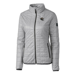 Baltimore Ravens  Cutter & Buck Women's Helmet Logo Rainier PrimaLoft Eco Insulated Full-Zip Puffer Jacket