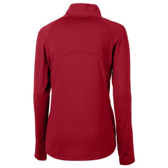 Houston Texans  Cutter & Buck Women's Helmet Logo Adapt Eco Knit Stretch Recycled Half-Zip Pullover Top