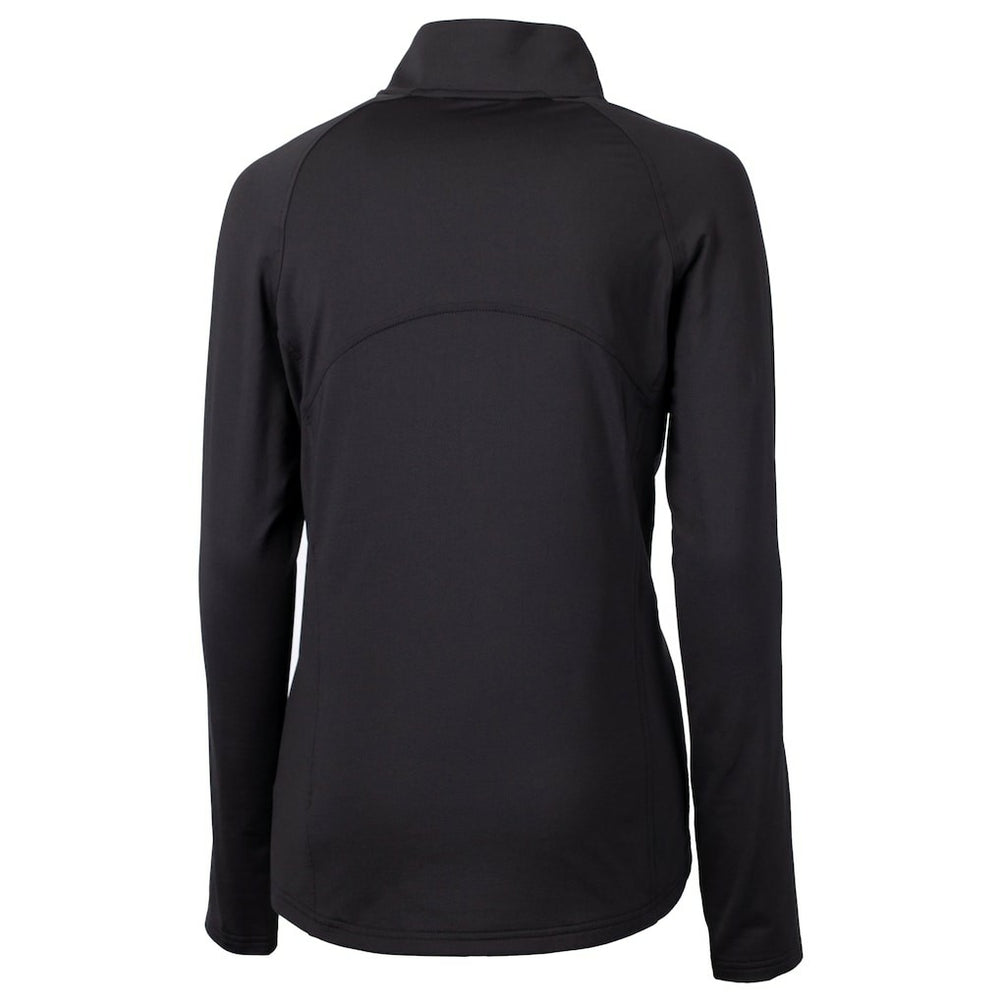 Washington Commanders  Cutter & Buck Women's Helmet Logo Adapt Eco Knit Stretch Recycled Half-Zip Pullover Top