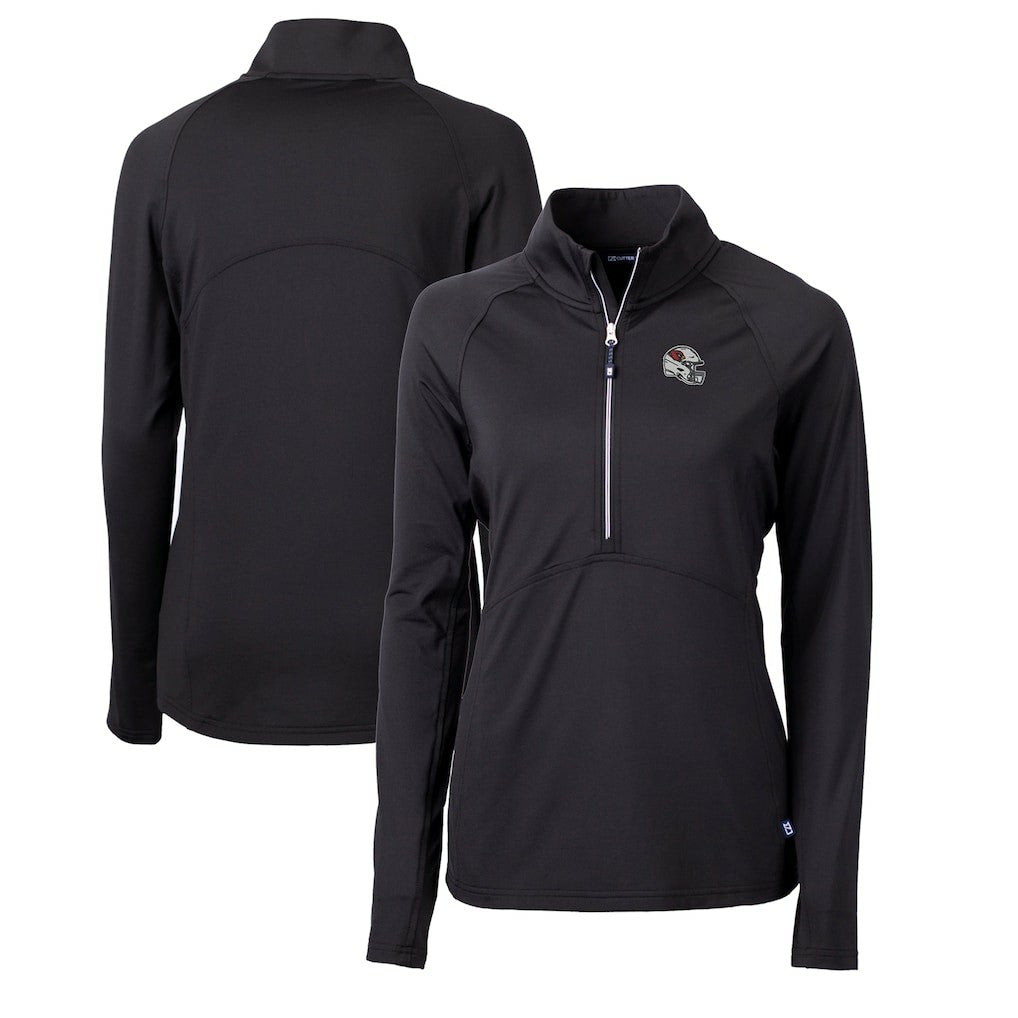 Arizona Cardinals  Cutter & Buck Women's Helmet Logo Adapt Eco Knit Stretch Recycled Half-Zip Pullover Top