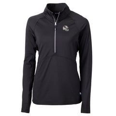 Arizona Cardinals  Cutter & Buck Women's Helmet Logo Adapt Eco Knit Stretch Recycled Half-Zip Pullover Top