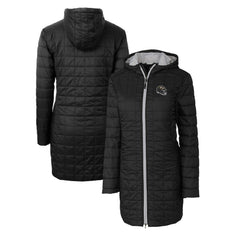 Baltimore Ravens  Cutter & Buck Women's Helmet Logo Rainier Primaloft Eco Insulated Hooded Long Coat