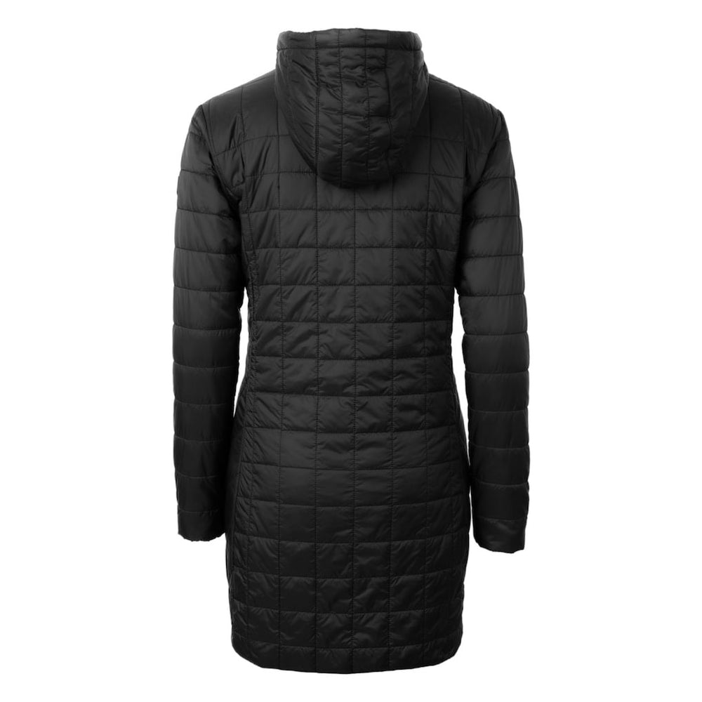 Baltimore Ravens  Cutter & Buck Women's Helmet Logo Rainier Primaloft Eco Insulated Hooded Long Coat