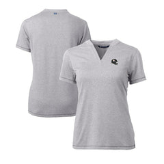 Pittsburgh Steelers  Cutter & Buck Women's Helmet Logo DryTec Forge Stretch V-Neck Blade Top