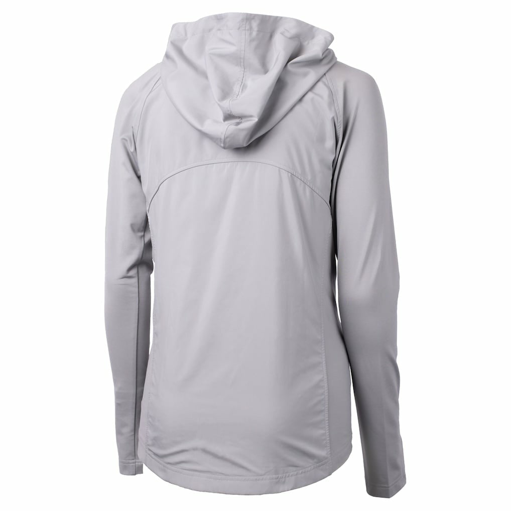 Minnesota Vikings  Cutter & Buck Women's Helmet Logo Adapt Eco Knit Hybrid Recycled Full-Zip Hoodie