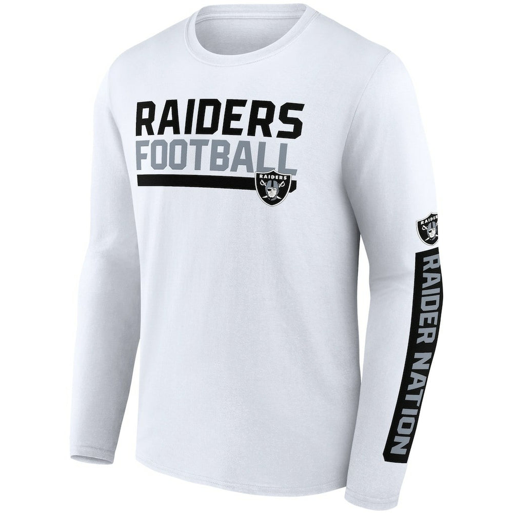 Las Vegas Raiders Fanatics Two-Pack 2023 Schedule T-Shirt Combo Set
