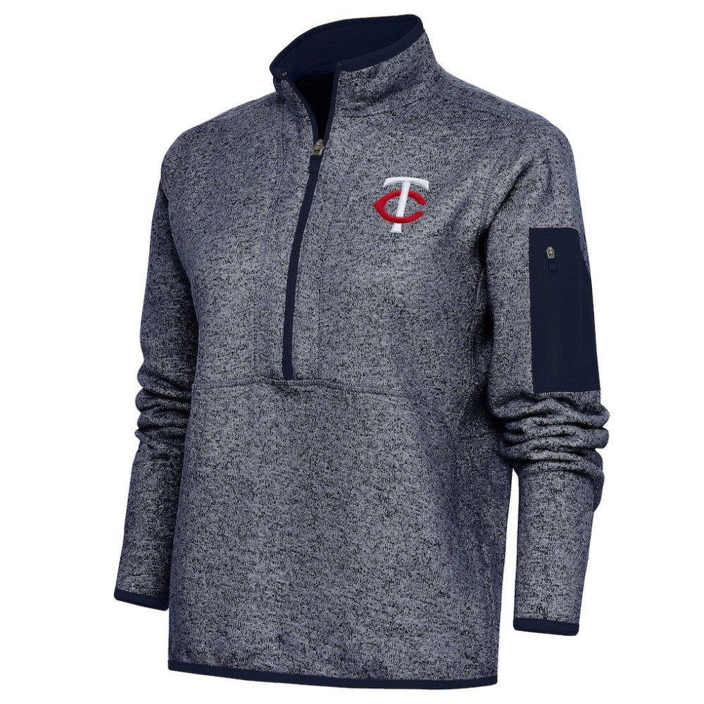 Minnesota Twins Antigua Women's Fortune Quarter-Zip Pullover Jacket | MLB Sale