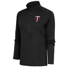 Minnesota Twins Antigua Women's Tribute Half-Zip Pullover Top | MLB Shop