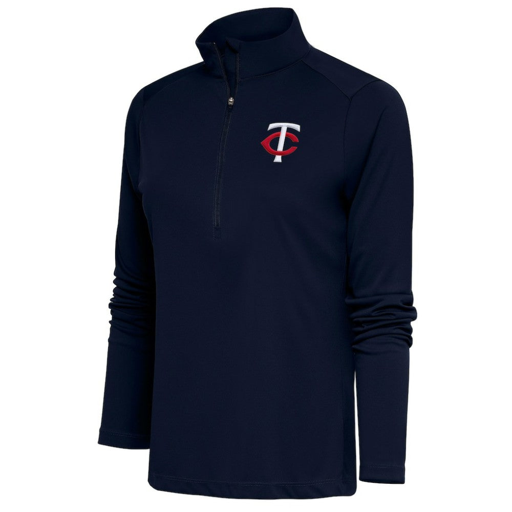 Minnesota Twins Antigua Women's Tribute Half-Zip Pullover Top | MLB Online