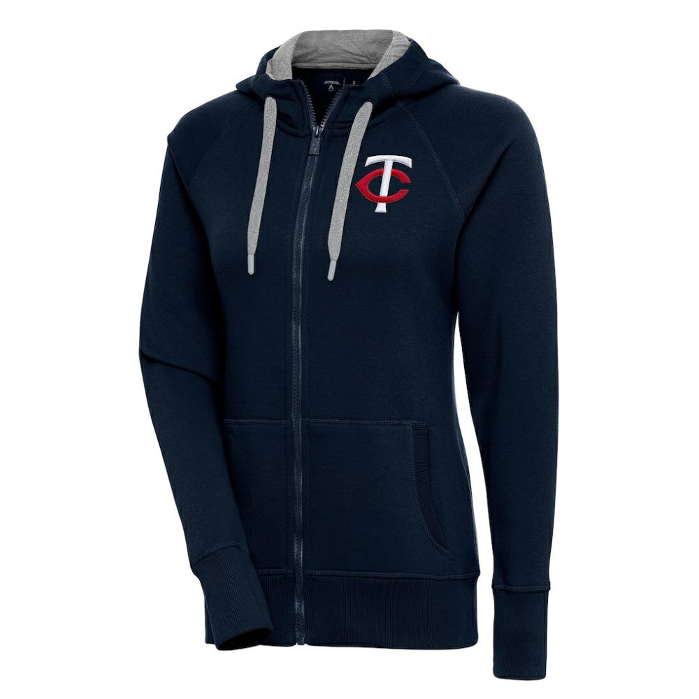 Minnesota Twins Antigua Women's Victory Full-Zip Hoodie | MLB Outlet
