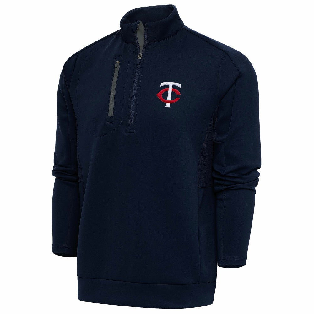 Minnesota Twins Antigua Generation Quarter-Zip Pullover Top | MLB Outlet