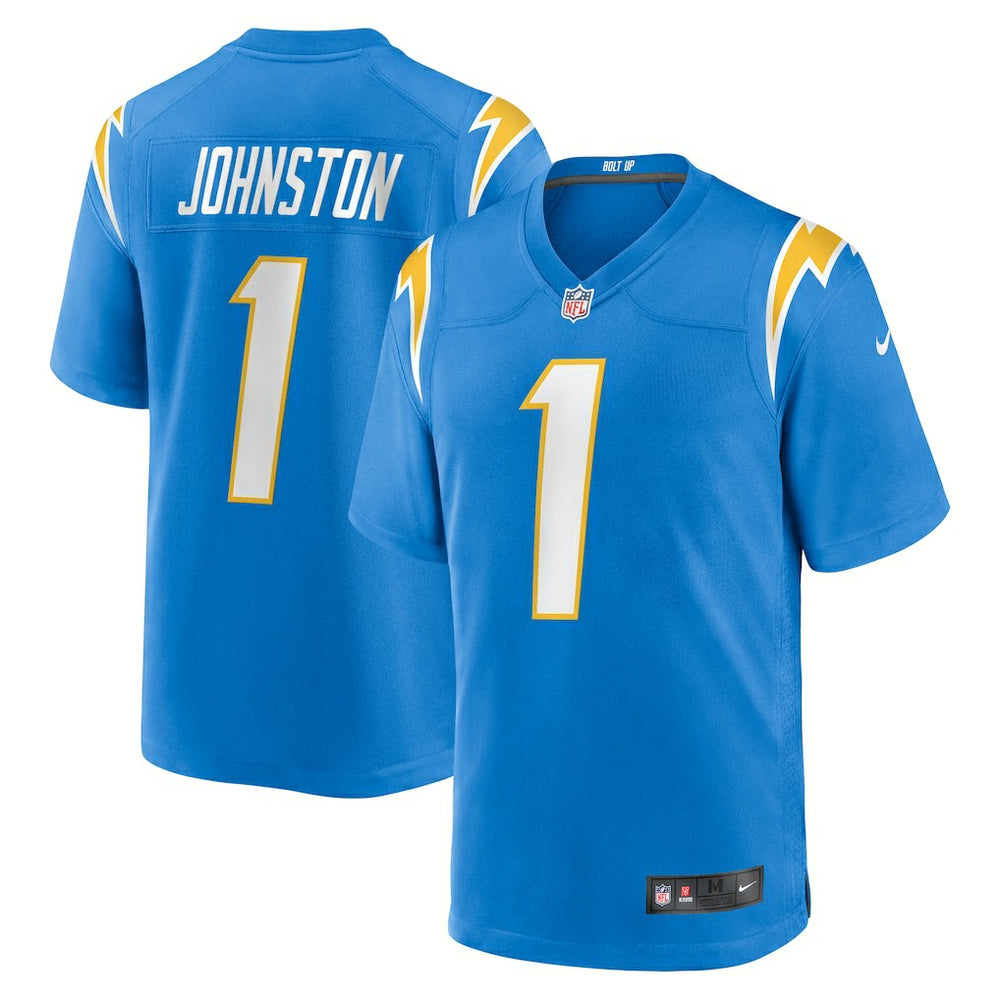 Los Angeles Chargers Nike Quentin Johnston  Game Player Jersey