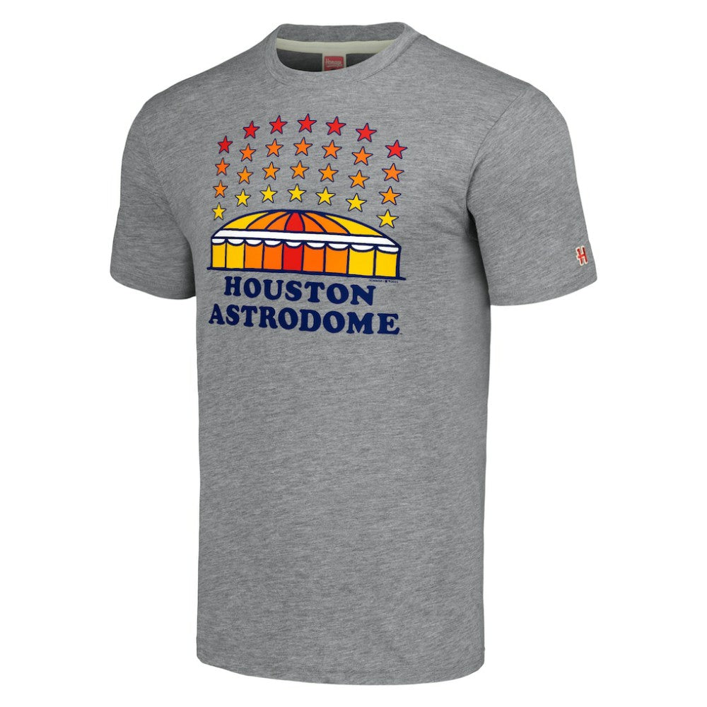 Houston Astros Homage Astrodome Stars Hyper Local Tri-Blend T-Shirt | MLB Shop