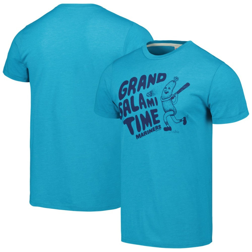 Seattle Mariners Homage Grand Salami Time Hyper Local Tri-Blend T-Shirt | MLB On Sale