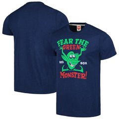 Boston Red Sox Homage Doodle Collection The Green Monster Tri-Blend T-Shirt | MLB For sale