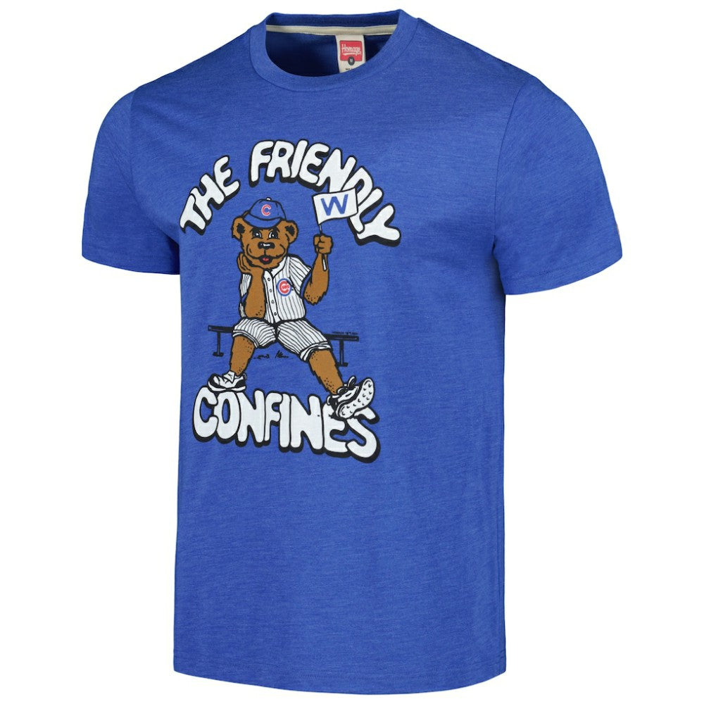 Chicago Cubs Homage Doodle Collection The Friendly Confines Tri-Blend T-Shirt | MLB Shop